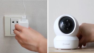 Voir la vidéo pour Caméra de surveillance EZVIZ H6C G1 4K