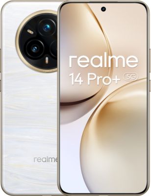 Smartphone REALME 14 Pro Plus Blanc Nacré 512Go 5G