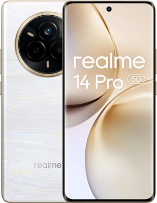 Smartphone REALME 14 Pro Blanc Nacré 512Go 5G