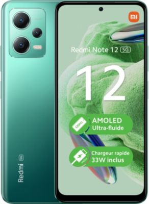 Smartphone XIAOMI Redmi Note 12 Vert 5G Reconditionné Smartphone XIAOMI Redmi Note 12 Vert 5G Reconditionné
