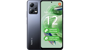 Smartphone XIAOMI Redmi Note 12 Gris 5G Reconditionné