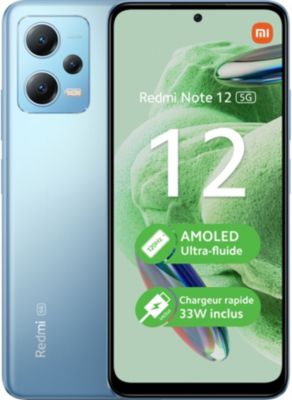 Smartphone XIAOMI Redmi Note 12 Bleu 5G