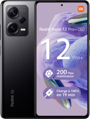 Smartphone XIAOMI Redmi Note 12 Pro Plus Noir 5G Reconditionné