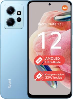 Smartphone XIAOMI Redmi Note 12 Bleu 4G Reconditionné Smartphone XIAOMI Redmi Note 12 Bleu 4G Reconditionné