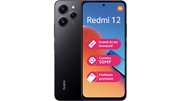 Smartphone XIAOMI Redmi 12 128Go Noir