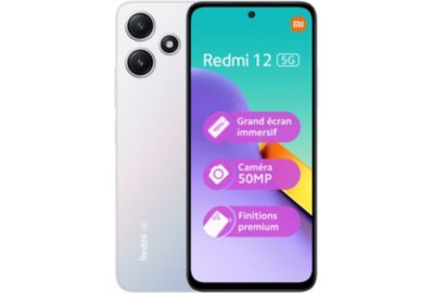 Smartphone XIAOMI Redmi 12 128Go Gris 5G