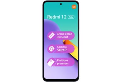 Smartphone XIAOMI Redmi 12 128Go Gris 5G