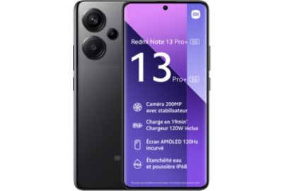 Smartphone XIAOMI Redmi Note 13 Pro Plus 256Go Noir 5G