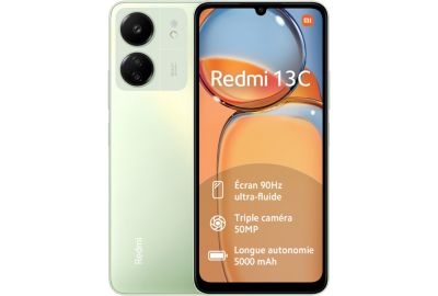 Smartphone XIAOMI Redmi 13C 128Go Vert