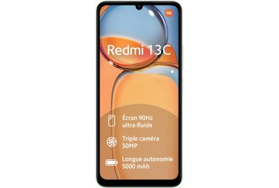 Smartphone XIAOMI Redmi 13C 128Go Vert