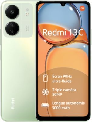 Smartphone XIAOMI Redmi 13C 256Go Vert