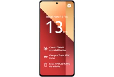 Smartphone XIAOMI Redmi Note 13 Pro 512Go Noir 4G