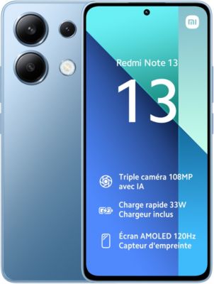 Smartphone XIAOMI Redmi Note 13 256Go Bleu 4G