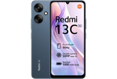 Smartphone XIAOMI Redmi 13C 128Go Bleu 5G