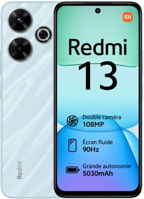 Smartphone XIAOMI Redmi 13 4G 256Go Bleu