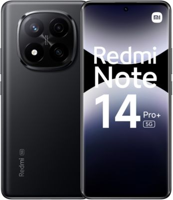 Smartphone XIAOMI Redmi Note 14 Pro Plus Noir 512Go 5G