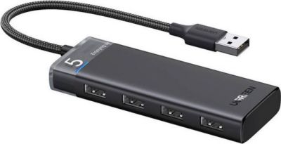 Hub UGREEN Ugreen - CM653 hub USB-A / 4xUSB-A gris