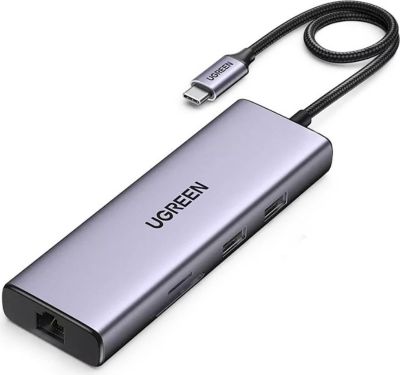 Hub USB C UGREEN Hub USB C 5-en-1 UGREEN Gris avec HDMI 4