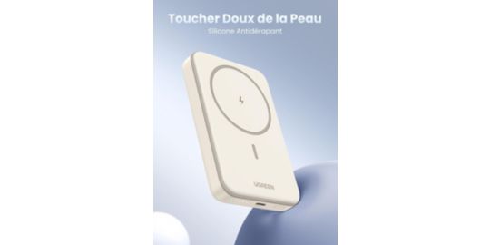 Batterie externe UGREEN MagSafe 10000mAh Crème