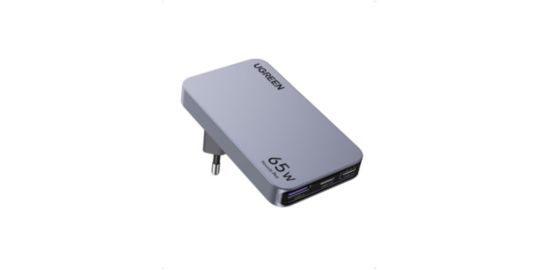 Adaptateur de voyage UGREEN Chargeur secteur mini 65W Gris clair