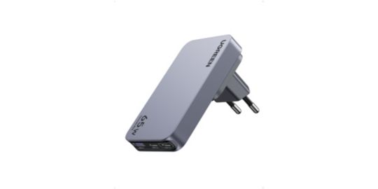 Adaptateur de voyage UGREEN Chargeur secteur mini 65W Gris clair