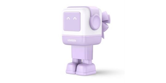 Chargeur UGREEN Robot 2ports USBC 1port USBA Violet 65W