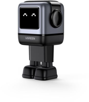 Chargeur UGREEN Robot 2ports USBC 1 port USBA Noir 65W