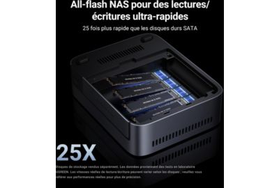 Serveur NAS UGREEN DXP480T Plus Gris anodisé