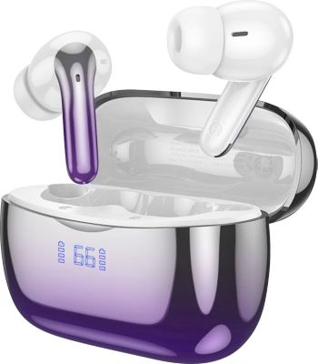 Ecouteurs HOKO Bluetooth Réduction de Bruit Violet