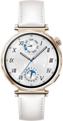 Montre Connectée Huawei Watch Gt5 41Mm Cuir Blanc