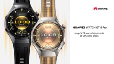 Voir la vidéo pour Montre connectée HUAWEI Watch GT6 46mm Vert