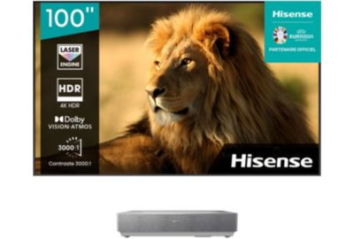Projecteur HISENSE 100L5HD Laser TV + éc