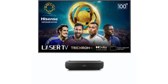 Projecteur HISENSE 100L9HD Laser TV + éc