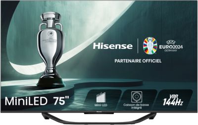 TV QLED HISENSE 75U7KQ 2023