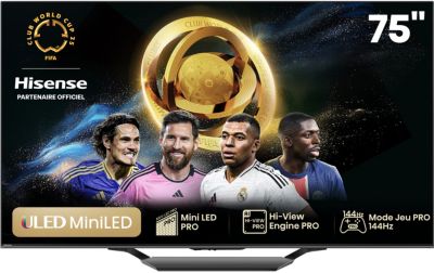 TV QLED HISENSE MiniLED 75U7NQ 2024