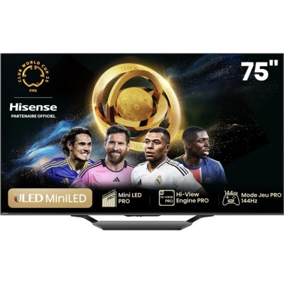 Location TV QLED HISENSE MiniLED 75U7NQ 2024