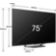 Location TV QLED HISENSE MiniLED 75U7NQ 2024