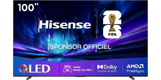 TV QLED HISENSE 100E7Q PRO 2025