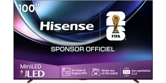 TV Mini Led HISENSE 100U7Q PRO 2025