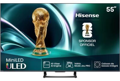 TV Mini Led HISENSE 55U7Q 2025 - 55 pouces ( 139 cm )