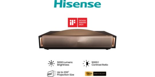 Vidéoprojecteur home cinéma HISENSE L9Q 2025