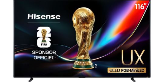 TV RGB MiniLED HISENSE 116UXQ 2025 - 116 pouces ( 293 cm )