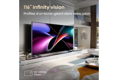 TV RGB MiniLED HISENSE 116UXQ 2025 - 116 pouces ( 293 cm )