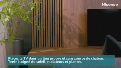 Voir la vidéo pour TV QLED HISENSE 58E7S (2026) 58
