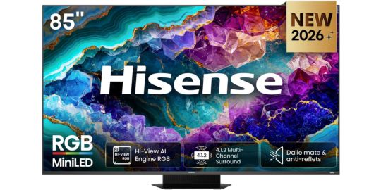 TV RGB MiniLED HISENSE 85UR9S (215cm)
