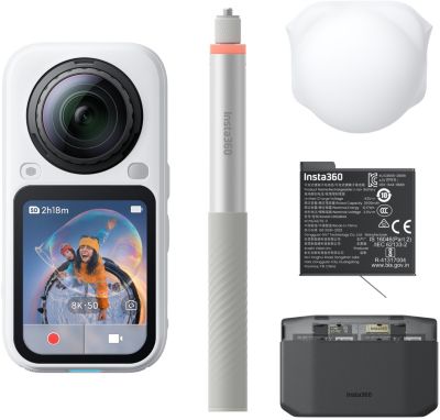 Caméra 360 INSTA360 X6 Essentials Bundle Arctic White