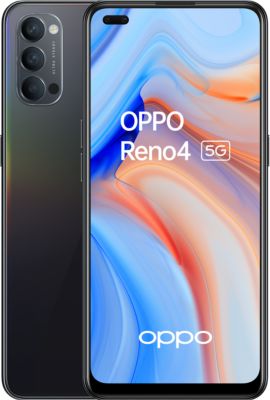 Smartphone OPPO Reno 4 Noir 5G Reconditionné