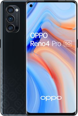 Smartphone OPPO Reno 4 Pro Noir 5G Reconditionné