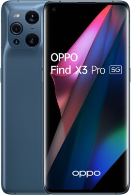 Smartphone OPPO Find X3 Pro Bleu 5G Reconditionné Smartphone OPPO Find X3 Pro Bleu 5G Reconditionné