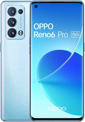 Smartphone OPPO Reno6 Pro Bleu 5G Reconditionné
